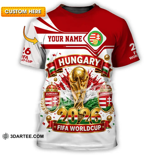 Unisex Shirt - Custom Hungary World Cup 2026 Shirt - T-shirt