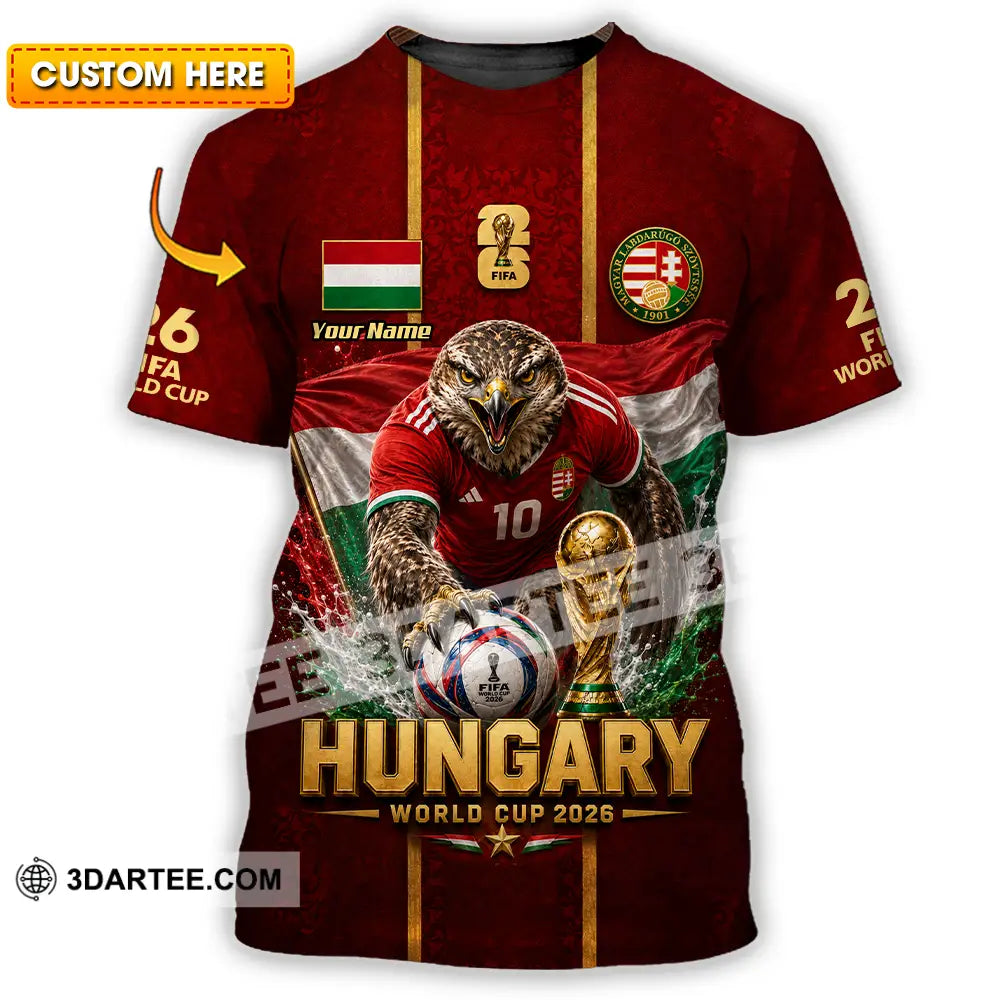 Unisex Shirt - Custom Hungary World Cup 2026 Shirt - T-shirt