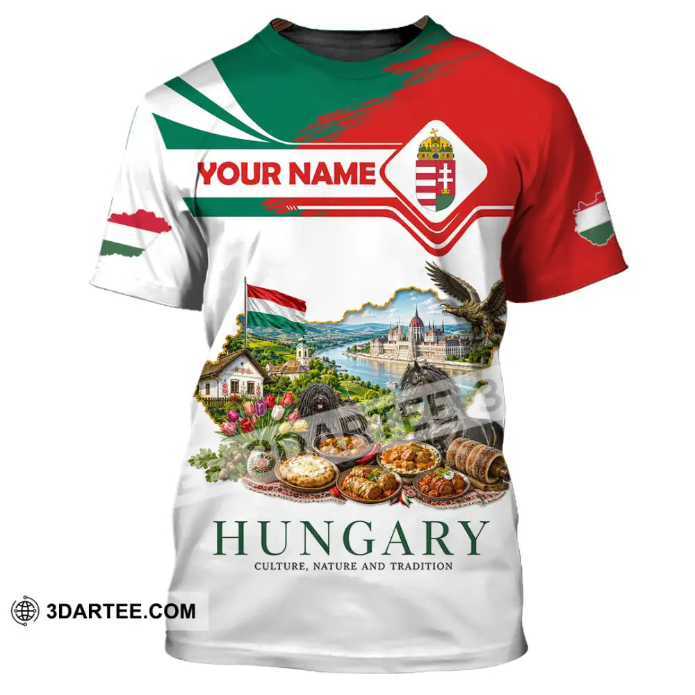 Unisex Shirt - Custom Hungary Shirt - T-Shirt / S - T-shirt