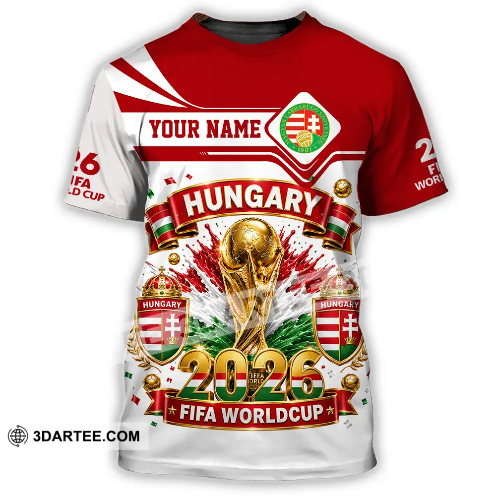 Unisex Shirt - Custom Hungary World Cup 2026 Shirt - T-Shirt / S - T-shirt