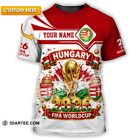 Unisex Shirt - Custom Hungary World Cup 2026 Shirt - T-shirt