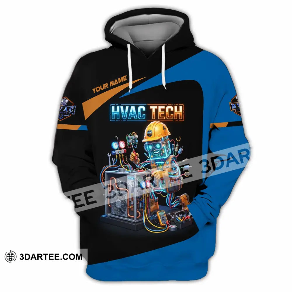 Unisex Shirt - Custom HVAC Tech Shirt - Hoodie / S - T-shirt