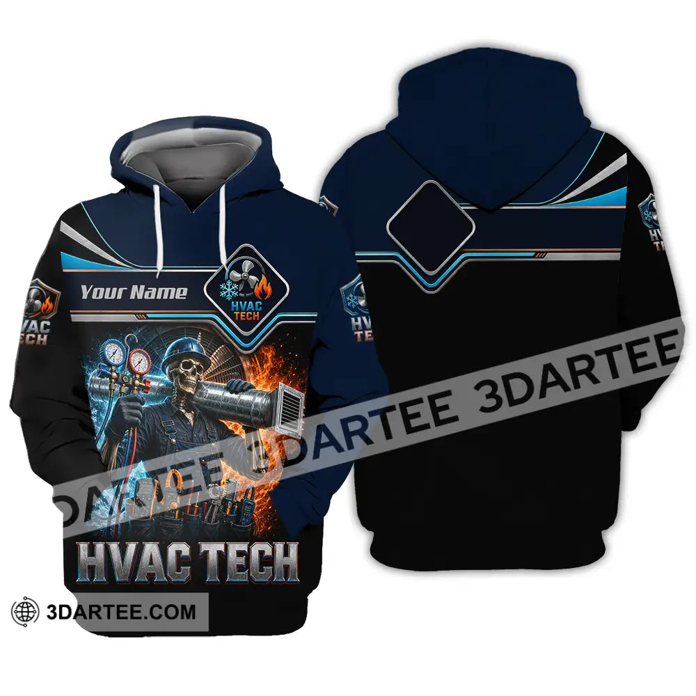 Unisex Shirt - Custom HVAC Tech Shirt - Hoodie / S - T-shirt