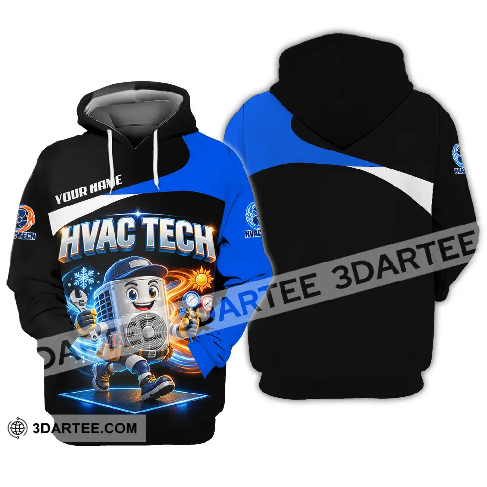 Unisex Shirt - Custom HVAC Tech Shirt - Hoodie / S - T-shirt