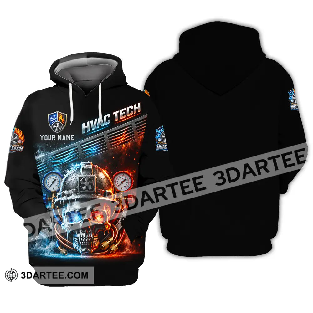Unisex Shirt - Custom HVAC Tech Shirt - Hoodie / S - T-shirt