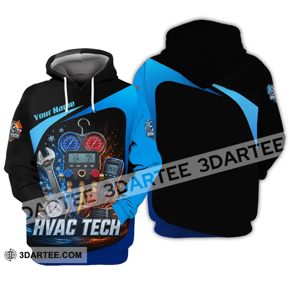Unisex Shirt - Custom HVAC Tech Shirt - Hoodie / S - T-shirt