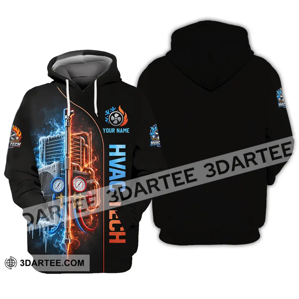 Unisex Shirt - Custom HVAC Tech Shirt - Hoodie / S - T-shirt