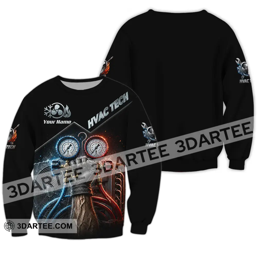 Unisex Shirt - Custom HVAC Tech Shirt - Long Sleeve / S - T-shirt