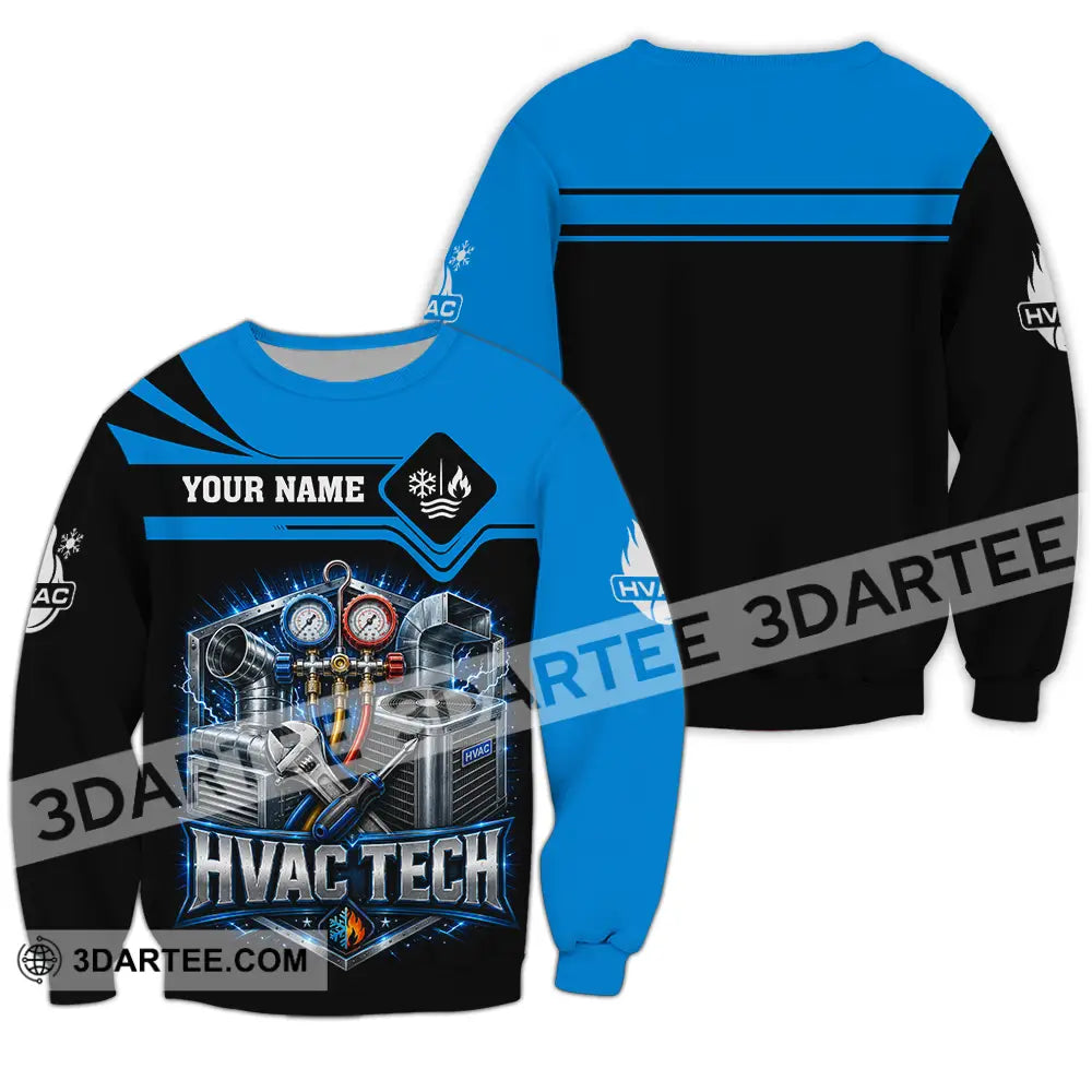 Unisex Shirt - Custom Hvac Tech Shirt - Long Sleeve / S - T-shirt
