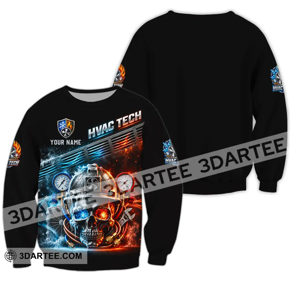 Unisex Shirt - Custom HVAC Tech Shirt - Long Sleeve / S - T-shirt