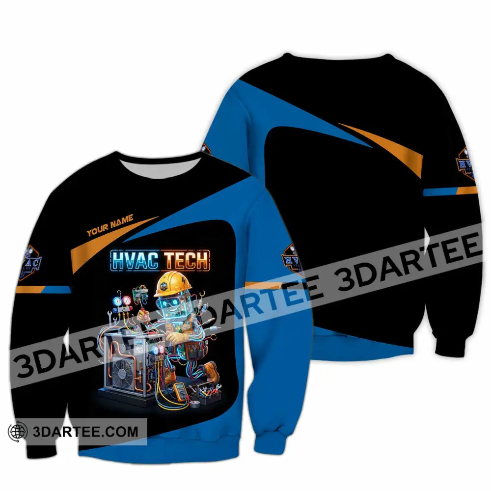 Unisex Shirt - Custom HVAC Tech Shirt - Long Sleeve / S - T-shirt