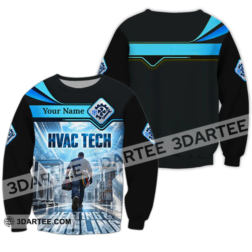 Unisex Shirt - Custom HVAC Tech Shirt - Long Sleeve / S - T-shirt