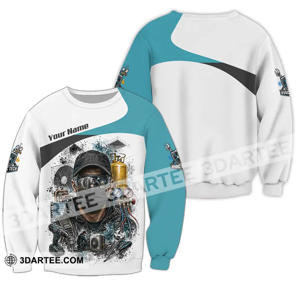 Unisex Shirt - Custom HVAC Tech Shirt - Long Sleeve / S - T-shirt
