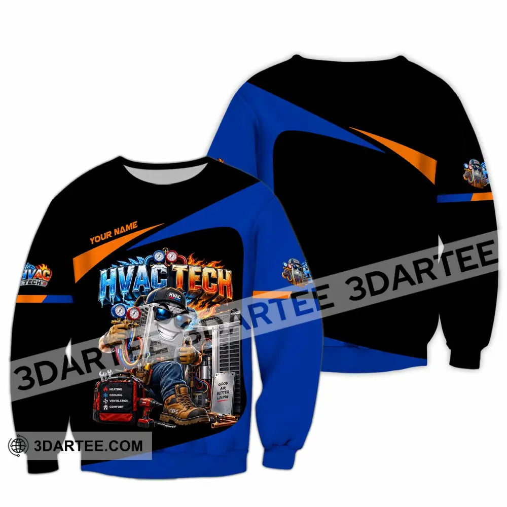 Unisex Shirt - Custom HVAC Tech Shirt - Long Sleeve / S - T-shirt