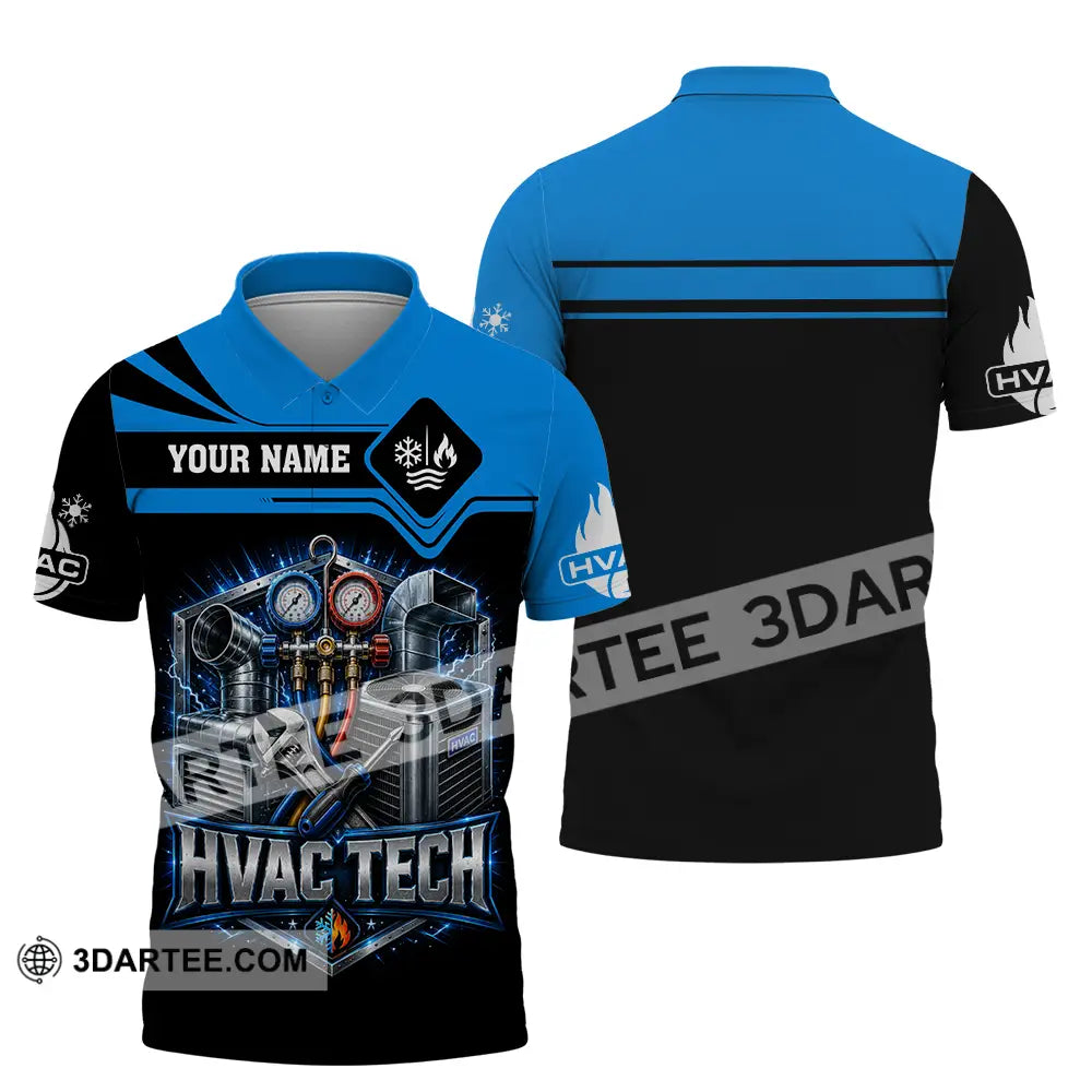 Unisex Shirt - Custom Hvac Tech Shirt - Polo Shirt / S - T-shirt