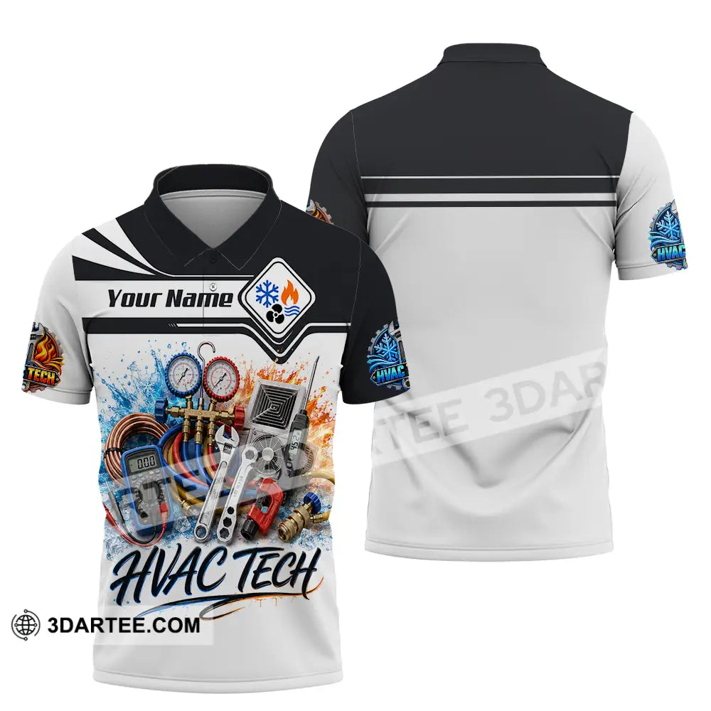Unisex Shirt - Custom Hvac Tech Shirt - Polo Shirt / S - T-shirt