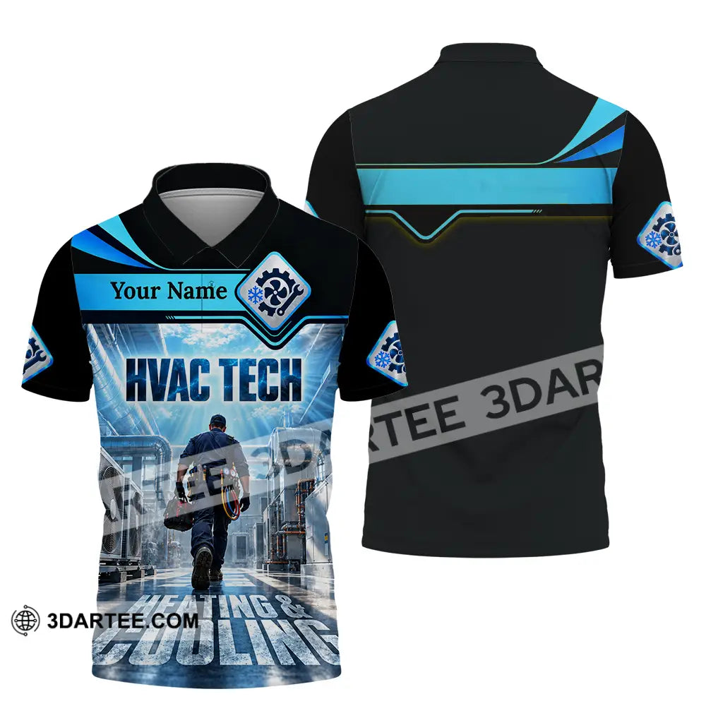 Unisex Shirt - Custom HVAC Tech Shirt - Polo Shirt / S - T-shirt