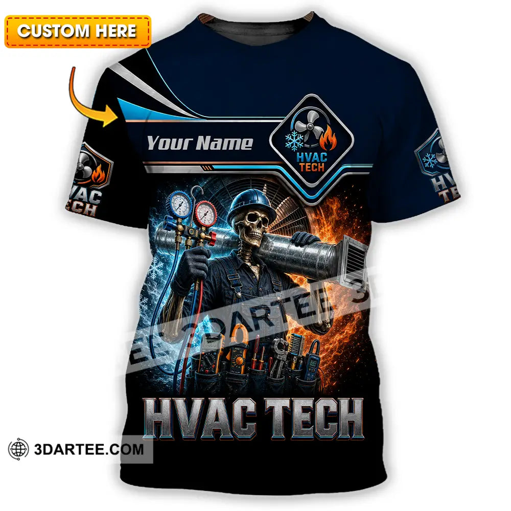 Unisex Shirt - Custom HVAC Tech Shirt - T-shirt