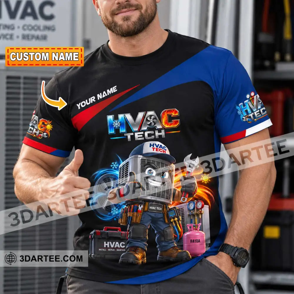 Unisex Shirt - Custom HVAC Tech Shirt - T-shirt