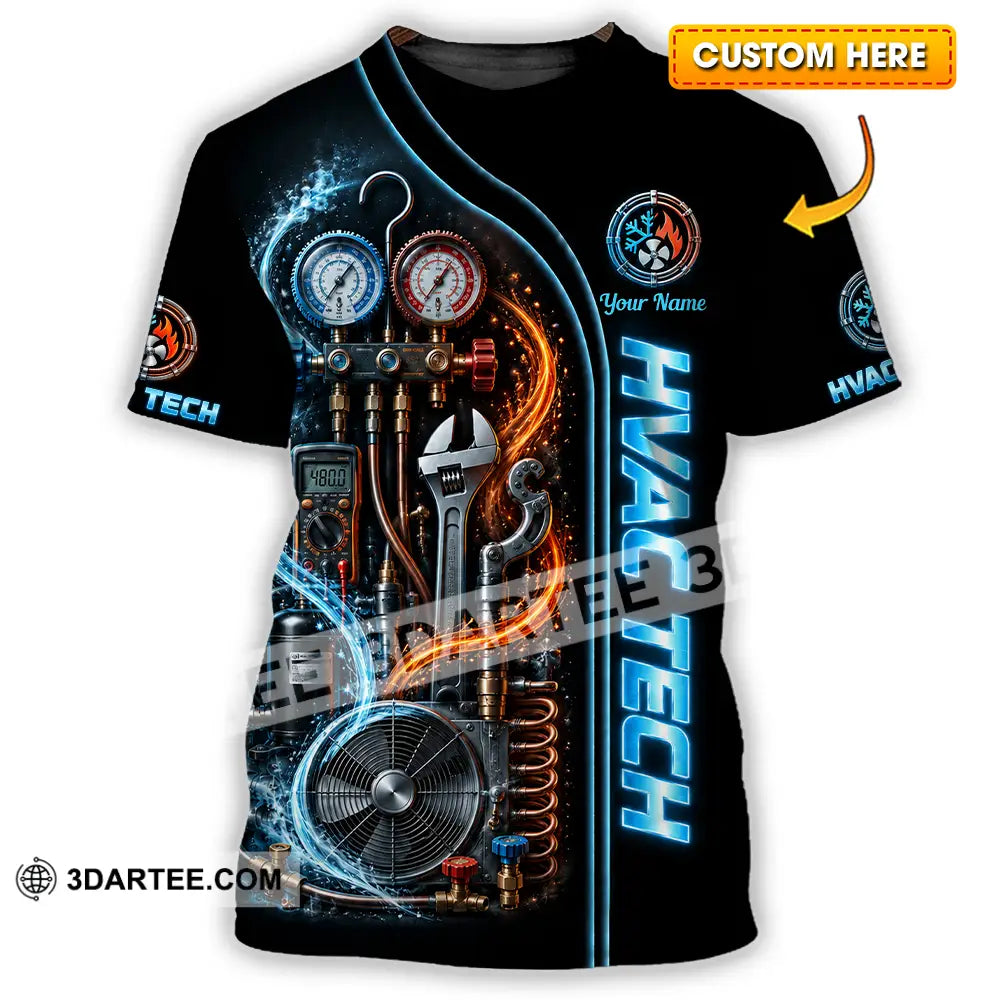 Unisex Shirt - Custom HVAC Tech Shirt - T-shirt