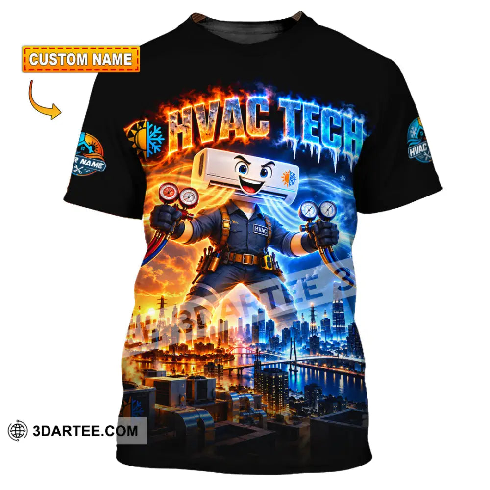 Unisex Shirt - Custom HVAC Tech Shirt - T-shirt