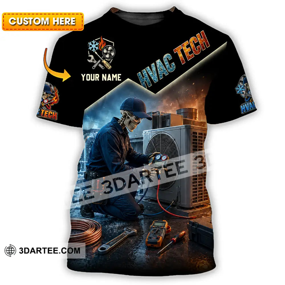 Unisex Shirt - Custom HVAC Tech Shirt - T-shirt