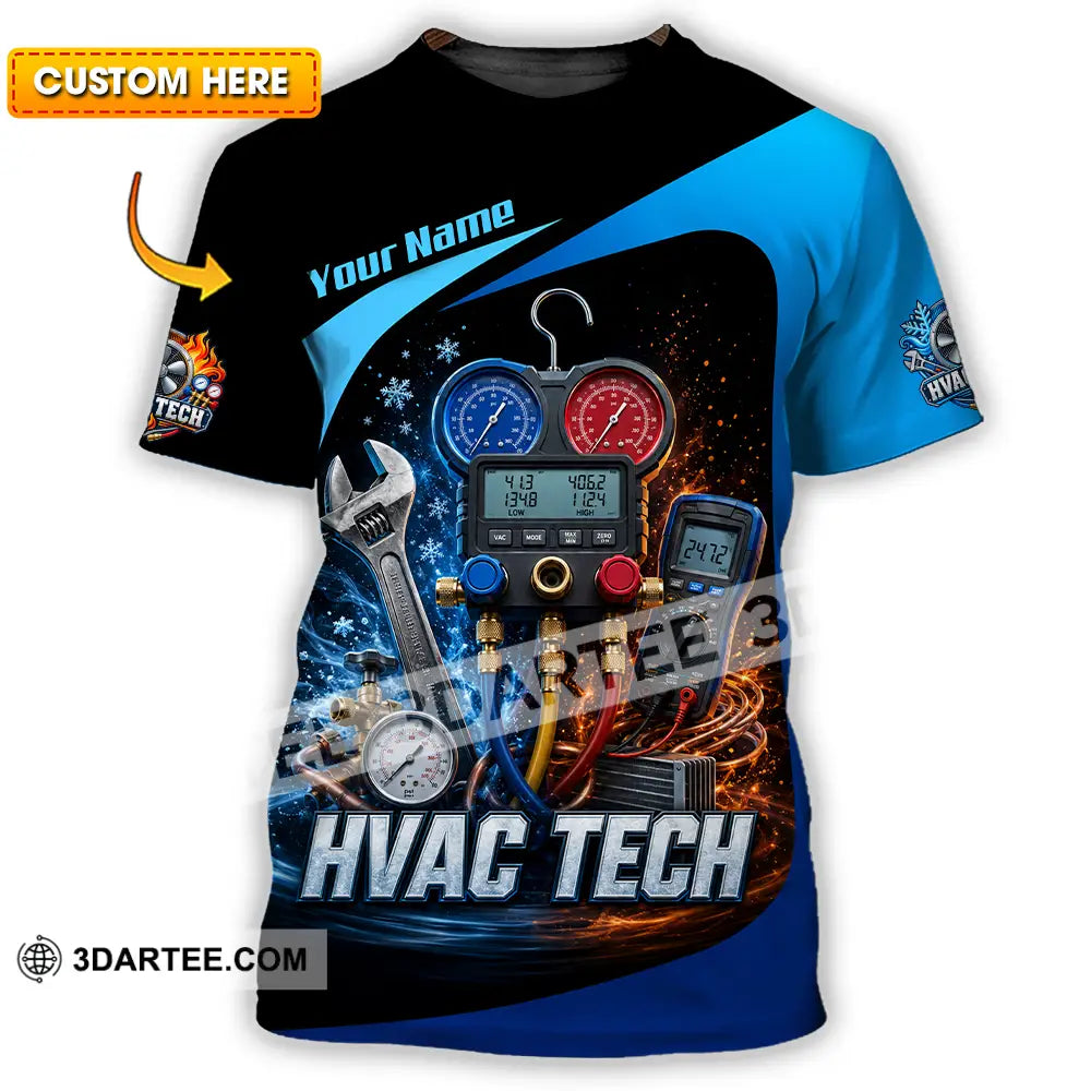 Unisex Shirt - Custom HVAC Tech Shirt - T-shirt