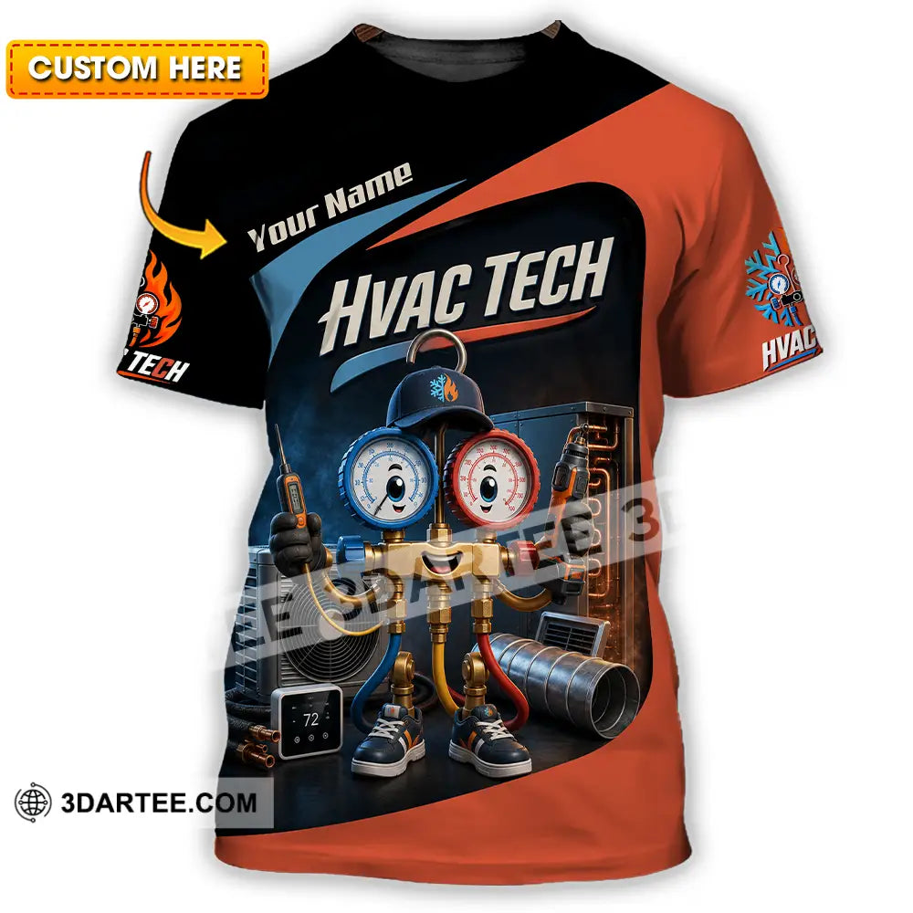 Unisex Shirt - Custom Hvac Tech Shirt - T-shirt