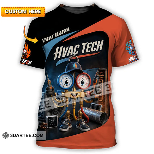 Unisex Shirt - Custom Hvac Tech Shirt - T-shirt