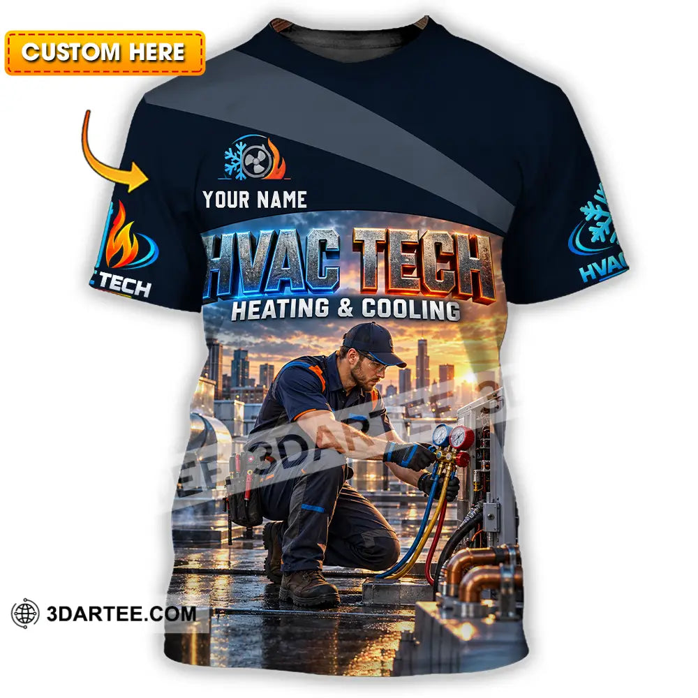 Unisex Shirt - Custom HVAC Tech Shirt - T-shirt