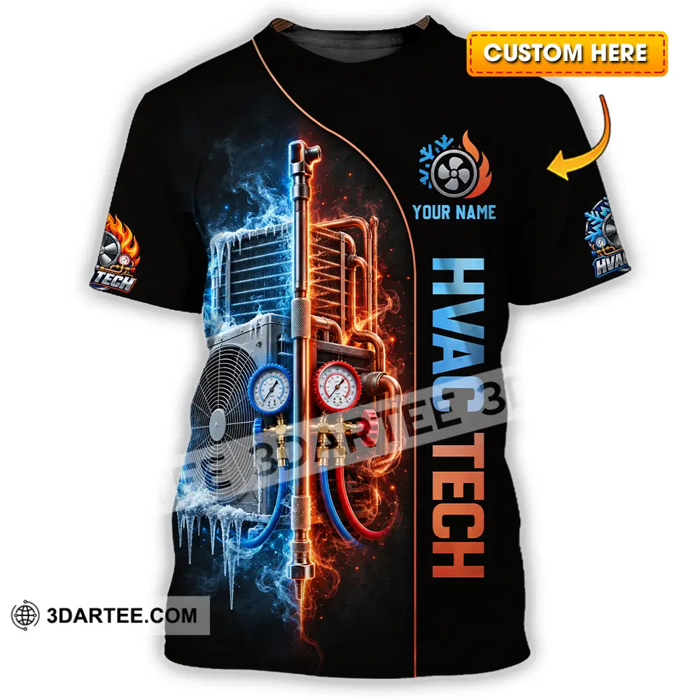 Unisex Shirt - Custom HVAC Tech Shirt - T-shirt