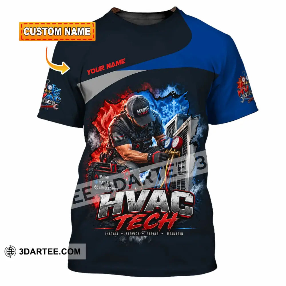 Unisex Shirt - Custom HVAC Tech Shirt - T-shirt