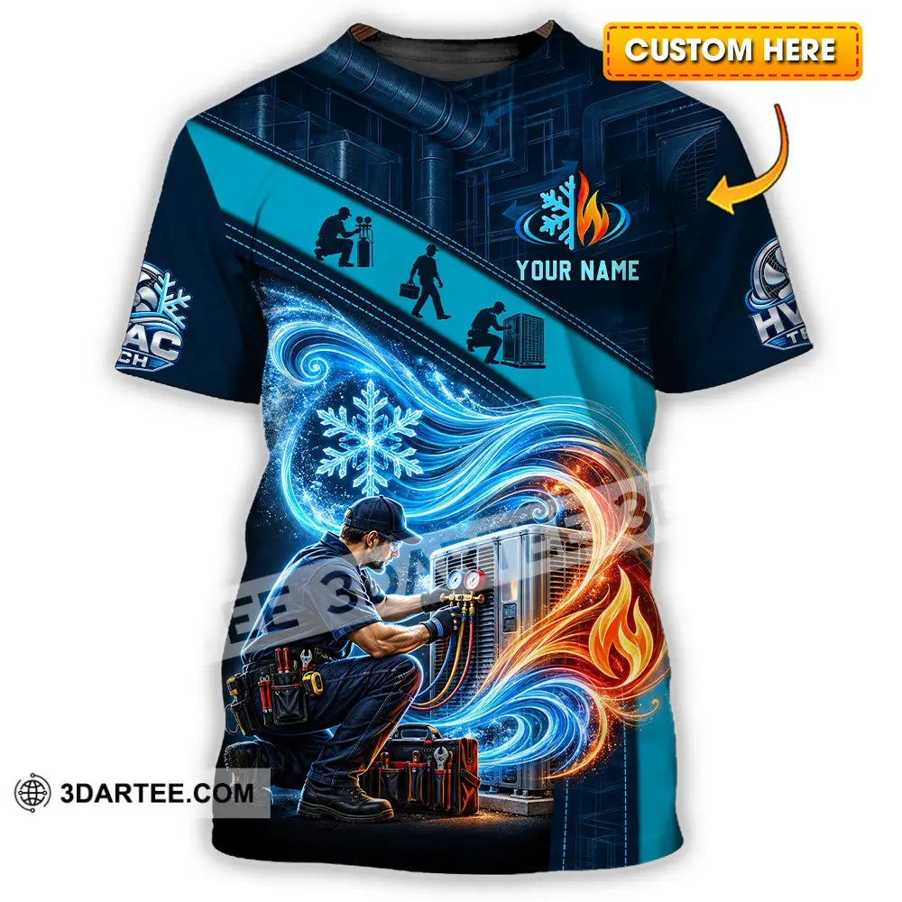 Unisex Shirt - Custom HVAC Tech Shirt - T-shirt