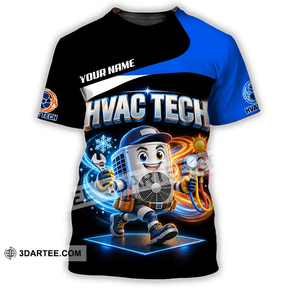 Unisex Shirt - Custom HVAC Tech Shirt - T-Shirt / S - T-shirt