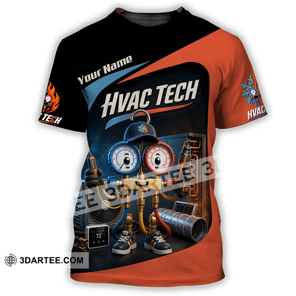 Unisex Shirt - Custom Hvac Tech Shirt - T-Shirt / S - T-shirt