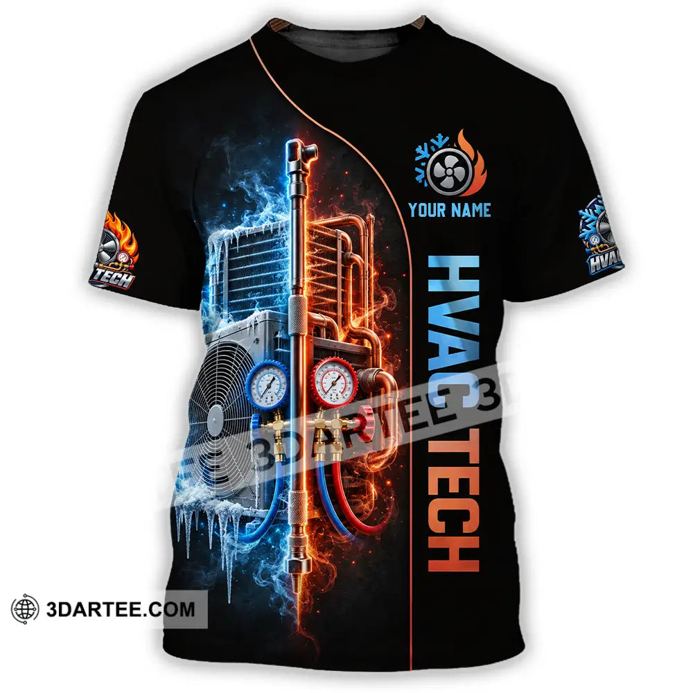 Unisex Shirt - Custom HVAC Tech Shirt - T-Shirt / S - T-shirt