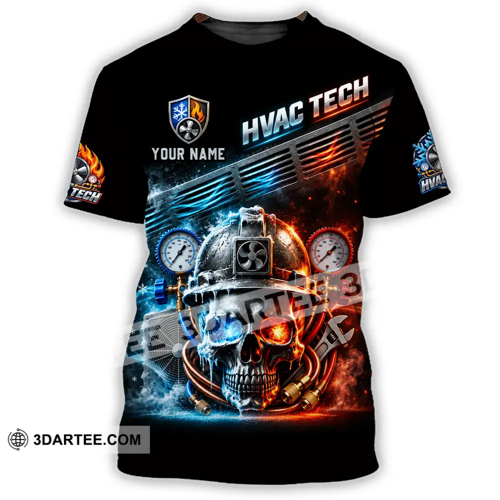 Unisex Shirt - Custom HVAC Tech Shirt - T-Shirt / S - T-shirt