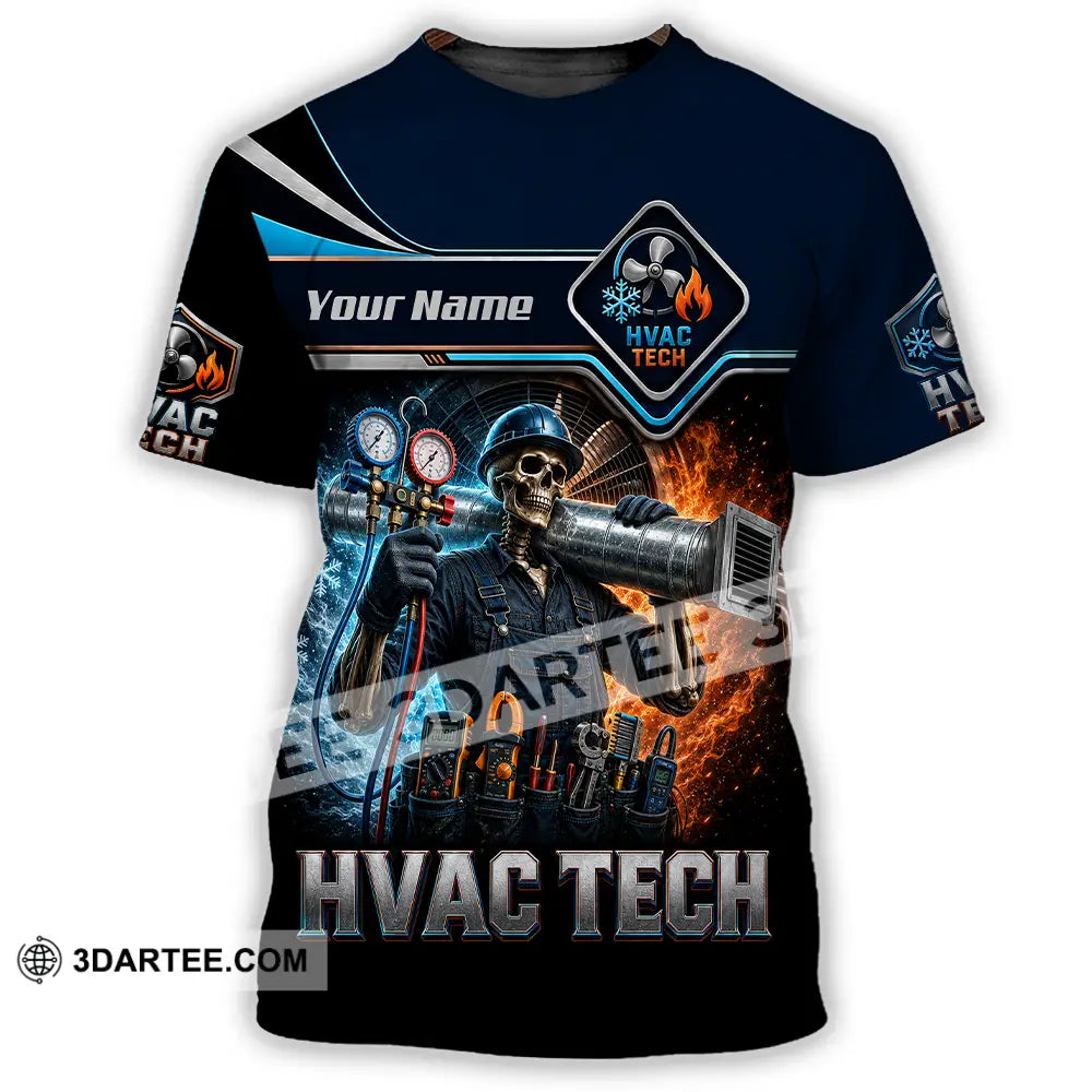 Unisex Shirt - Custom HVAC Tech Shirt - T-Shirt / S - T-shirt
