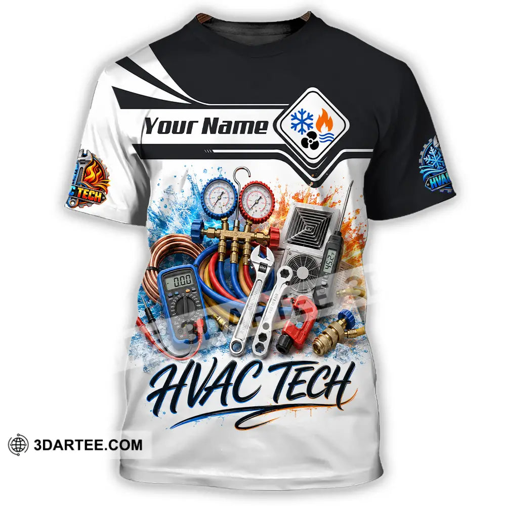 Unisex Shirt - Custom Hvac Tech Shirt - T-Shirt / S - T-shirt