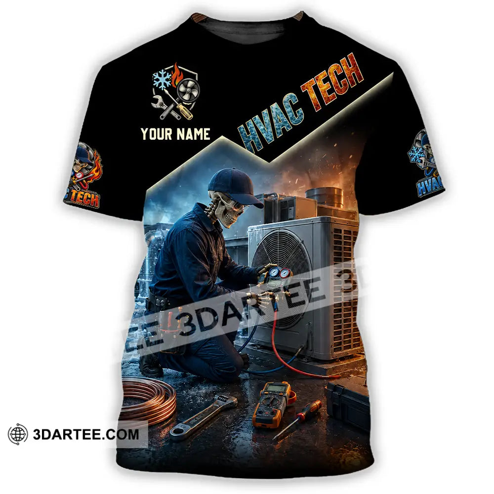 Unisex Shirt - Custom HVAC Tech Shirt - T-Shirt / S - T-shirt