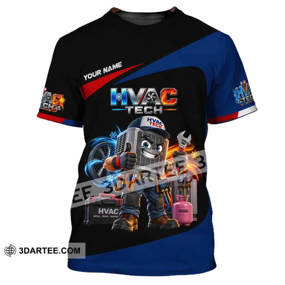 Unisex Shirt - Custom HVAC Tech Shirt - T-Shirt / S - T-shirt