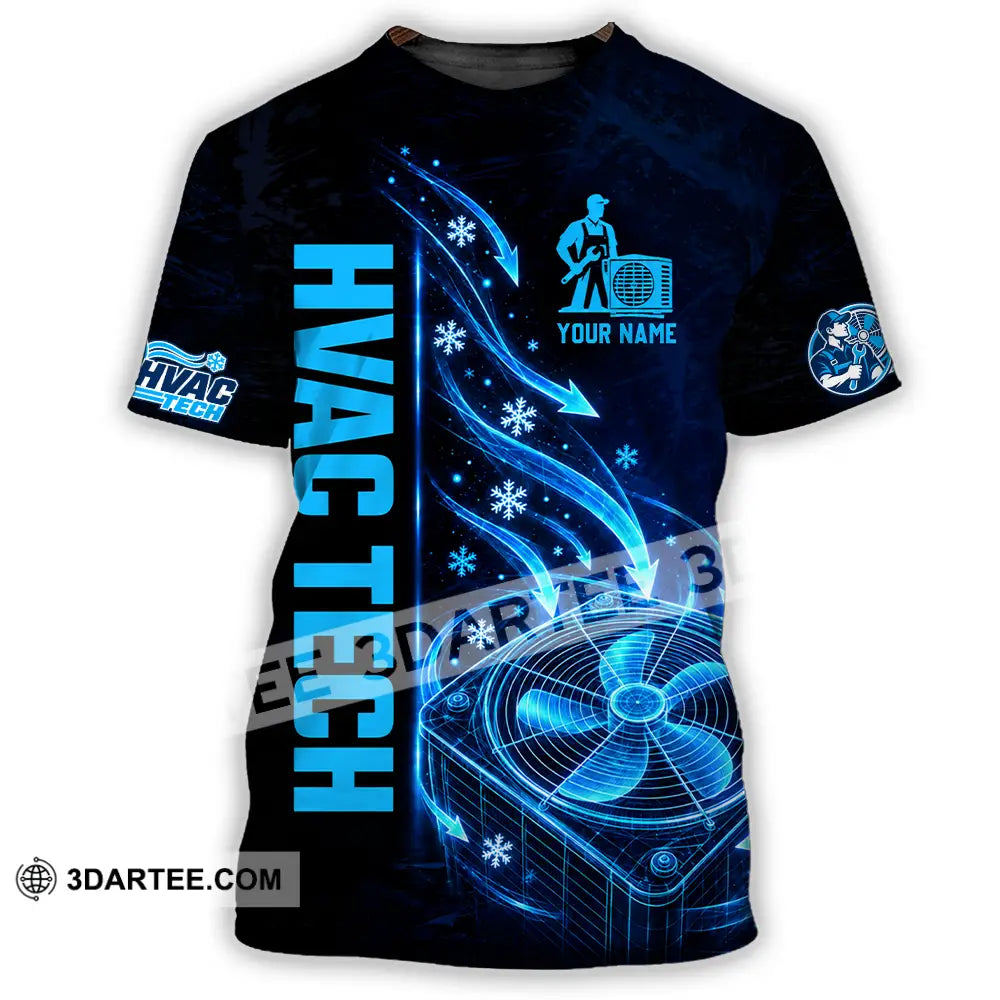 Unisex Shirt - Custom HVAC Tech Shirt - T-Shirt / S - T-shirt