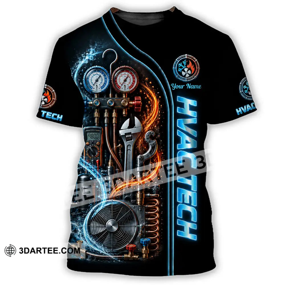 Unisex Shirt - Custom HVAC Tech Shirt - T-Shirt / S - T-shirt