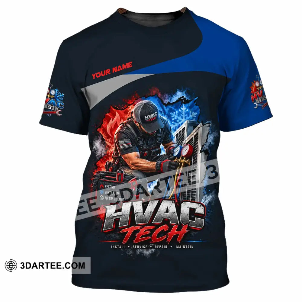 Unisex Shirt - Custom HVAC Tech Shirt - T-Shirt / S - T-shirt