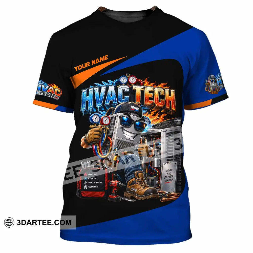 Unisex Shirt - Custom HVAC Tech Shirt - T-Shirt / S - T-shirt