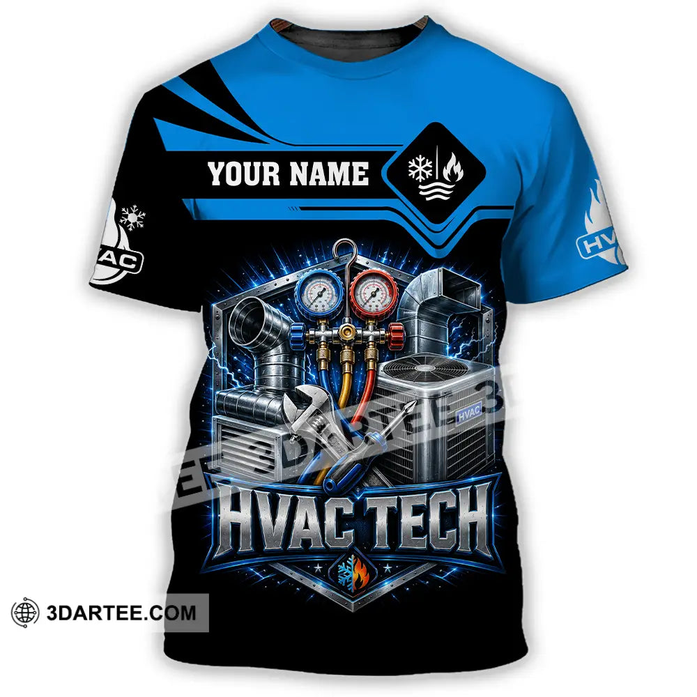 Unisex Shirt - Custom Hvac Tech Shirt - T-Shirt / S - T-shirt