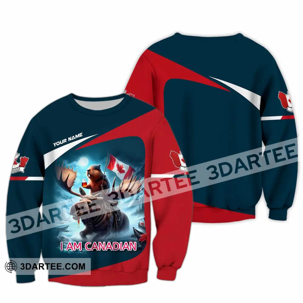 Unisex Shirt - Custom I Am Canadian Shirt Long Sleeve / S T-shirt
