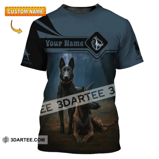 Unisex Shirt - Custom I Love My Belgian Malinois Pet Lover Shirt T-shirt