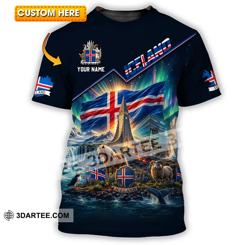 Unisex Shirt - Custom Iceland Shirt - T-shirt