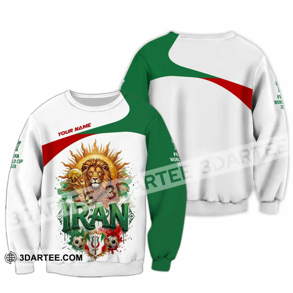 Unisex Shirt - Custom Iran World Cup 2026 3D Shirt - Long Sleeve / S - T-shirt